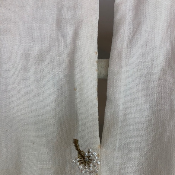 đť…şwhite romper with palm trees - Picture 16 of 17